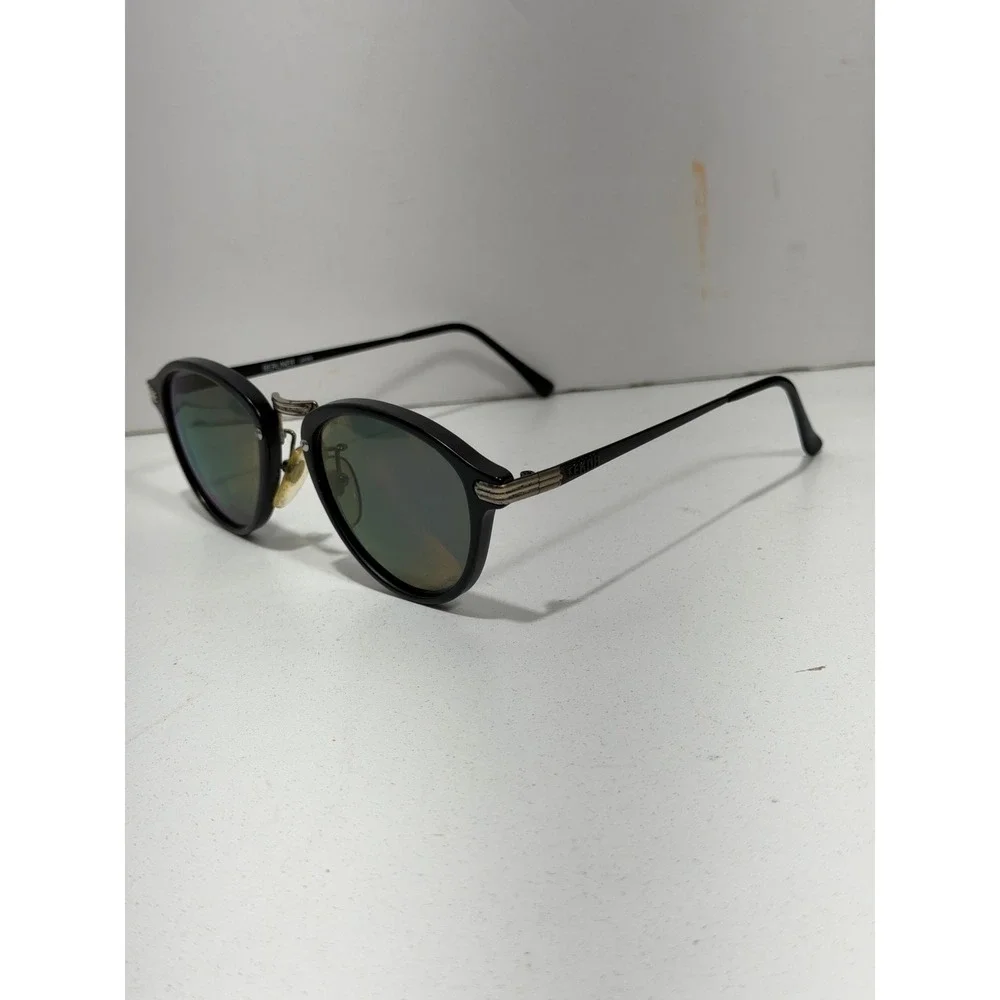 Tekna Berliner frames Sunglasses Round‎ Made in Japan Silver Hardware with Pouch
